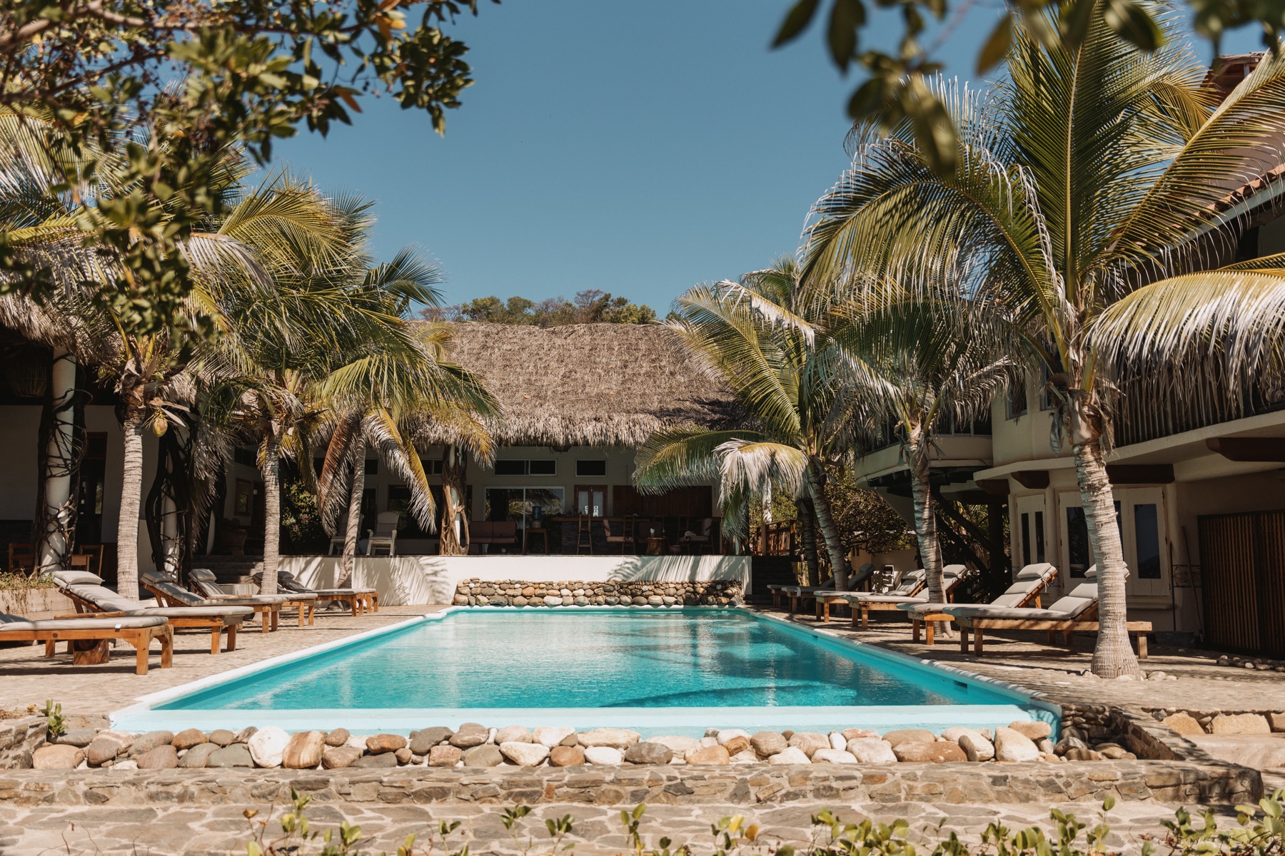 Casa Ofelia hotel with a pool in Mazunte